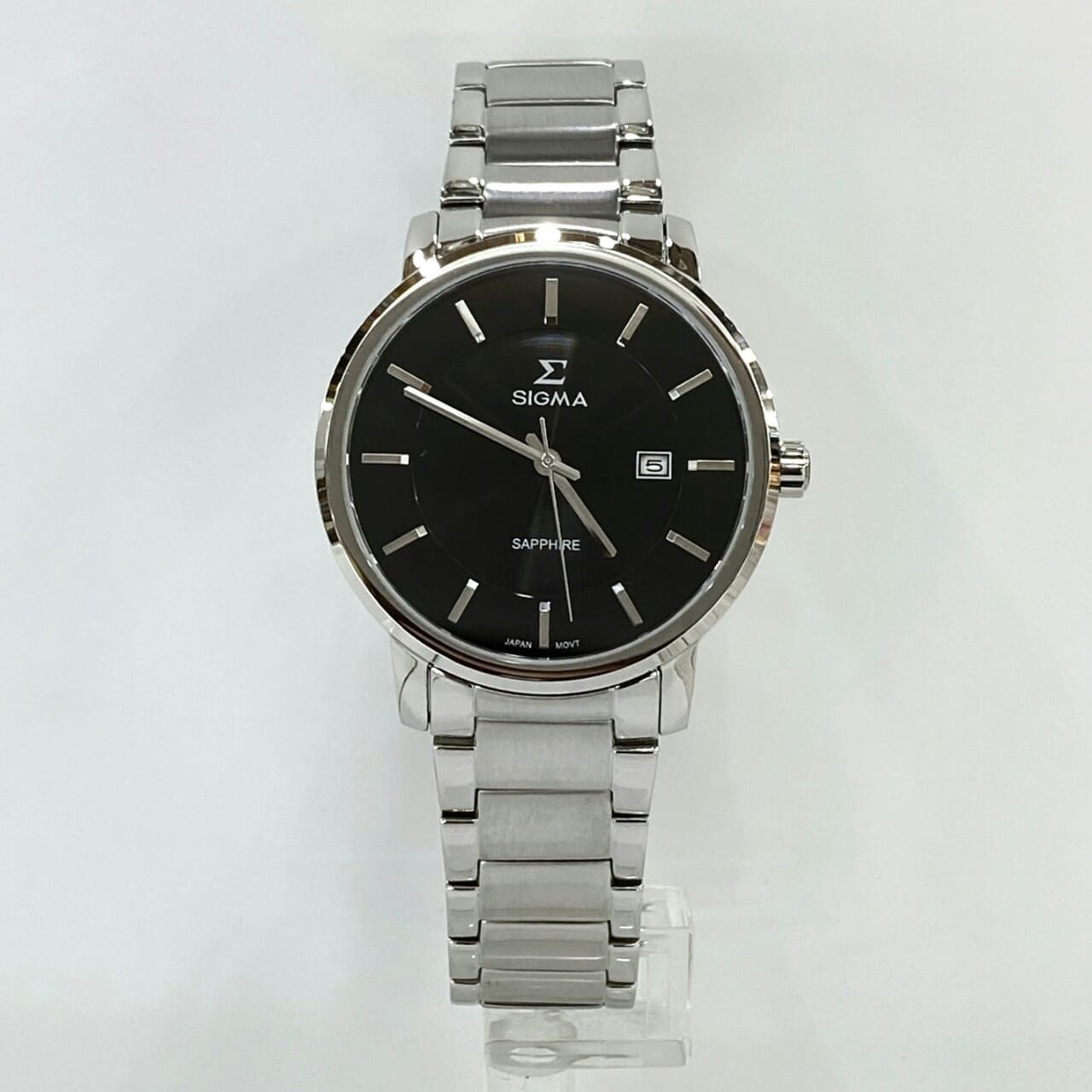 【SIGMA】簡約時尚鋼帶腕錶_黑銀配色 1122L-1  (30mm) /1122M-1 (40mm) 現代鐘錶