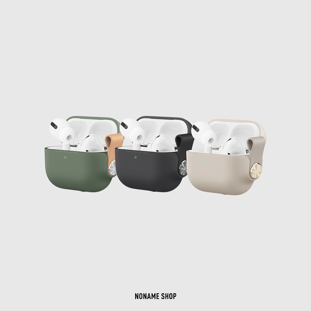 MOSHI Pebbo for AirPods Pro 藍牙耳機 保護套 三色