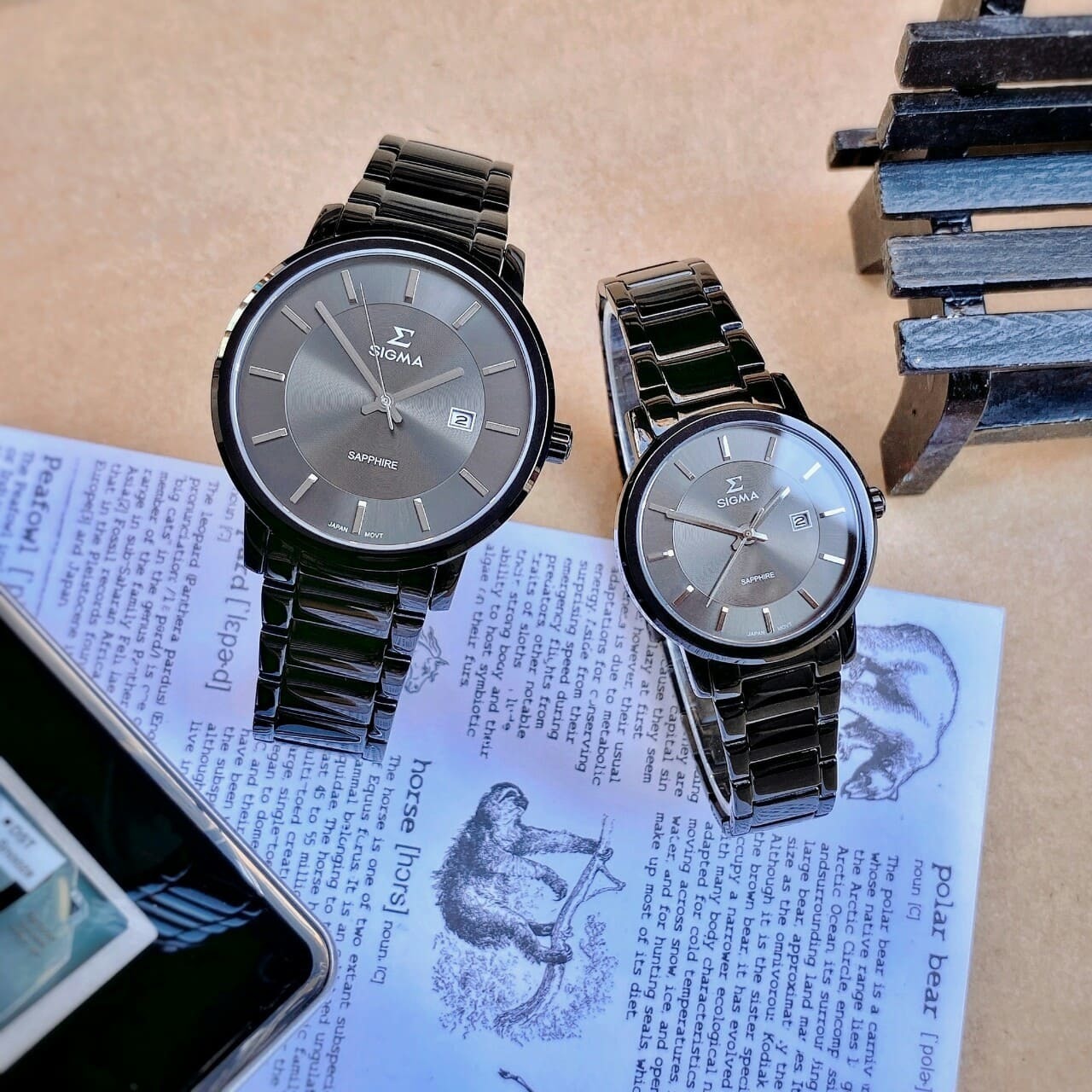 【SIGMA】簡約時尚鋼帶腕錶_灰銀配色 1122L-B01  (30mm) /1122M-B01(40mm) 現代鐘錶