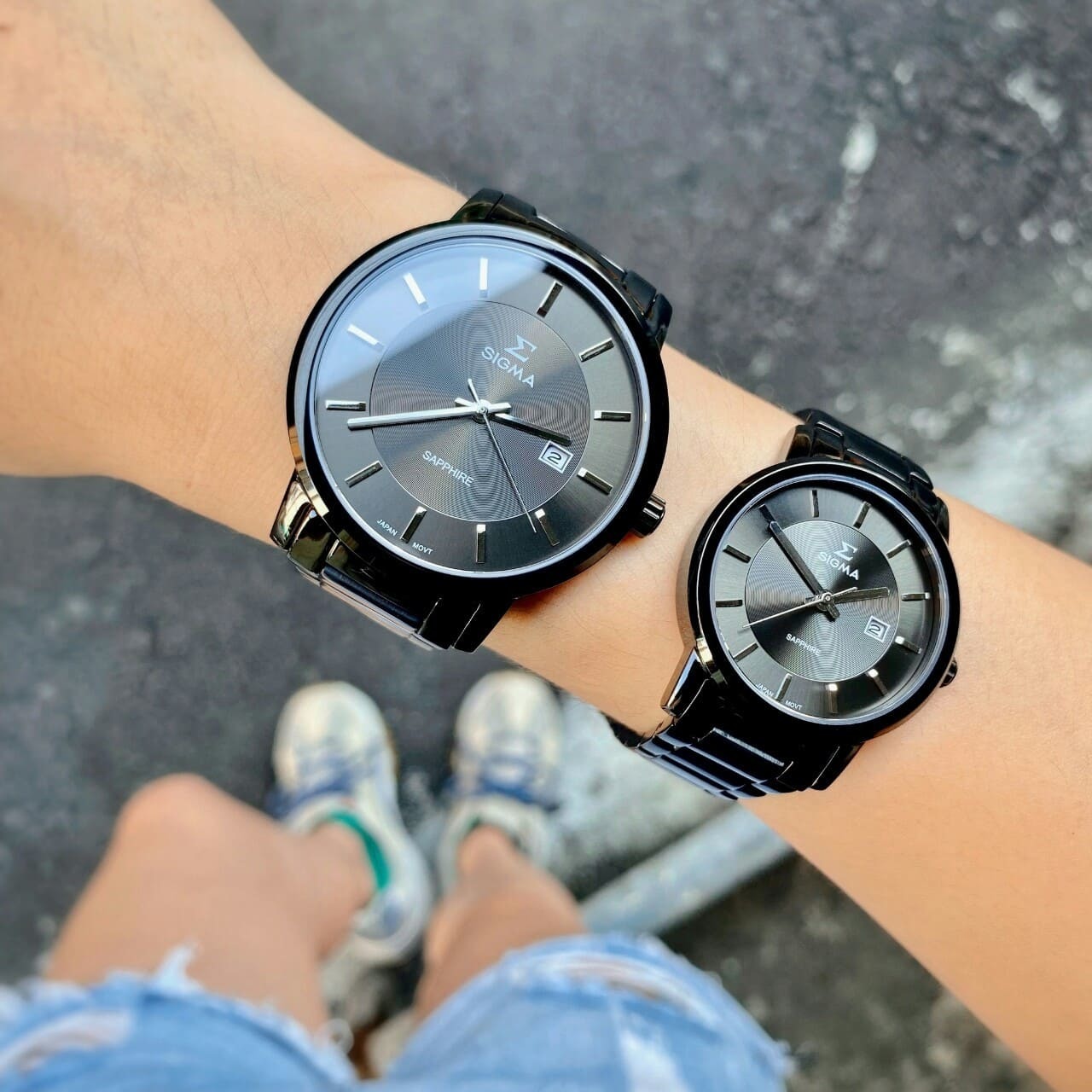 【SIGMA】簡約時尚鋼帶腕錶_灰銀配色 1122L-B01  (30mm) /1122M-B01(40mm) 現代鐘錶