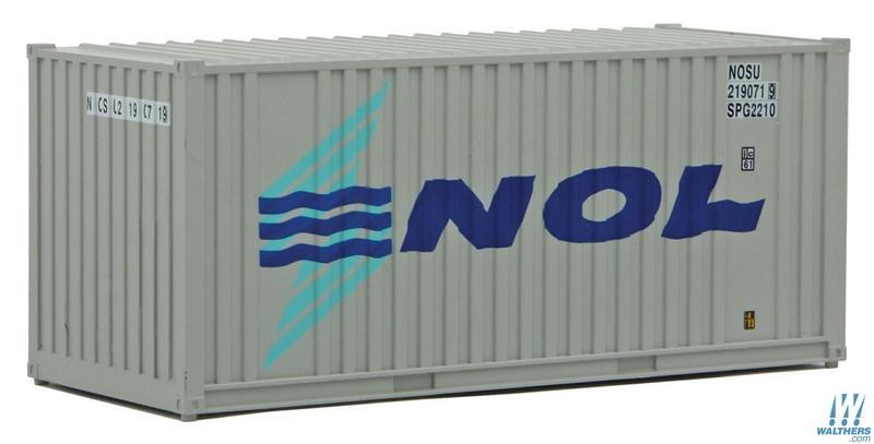 SceneMaster 949-8015 HO規 NOL 20呎 貨櫃.銀