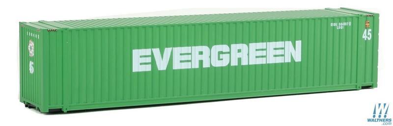 SceneMaster 949-8554 HO規 EVERGREEN 45呎 長榮 CIMC 貨櫃.綠
