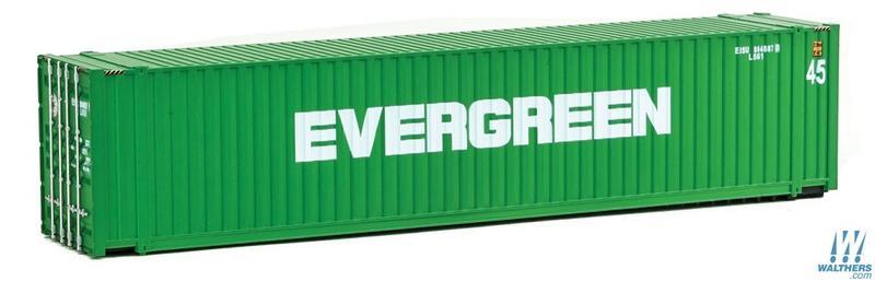 SceneMaster 949-8554 HO規 EVERGREEN 45呎 長榮 CIMC 貨櫃.綠