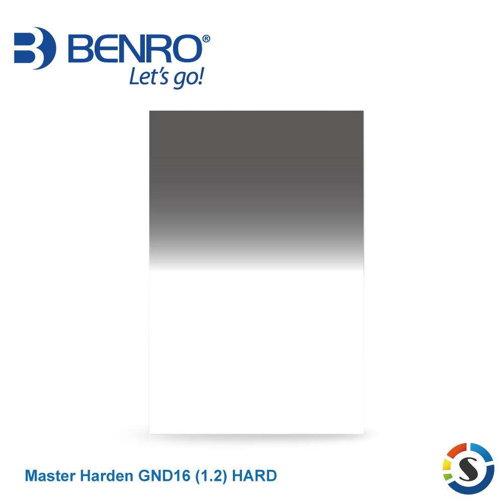 【BENRO百諾】Master Harden GND16 (1.2) HARD 鋼化硬式漸層減光鏡 100x150mm