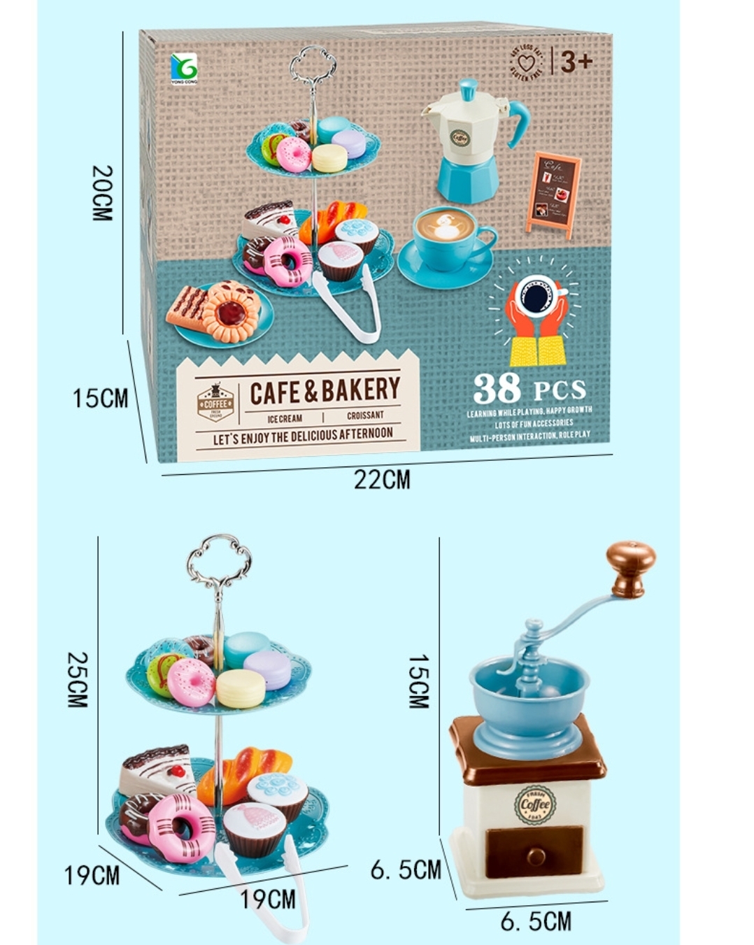 兒童高級茶點玩具套裝(1套38件)NO.925