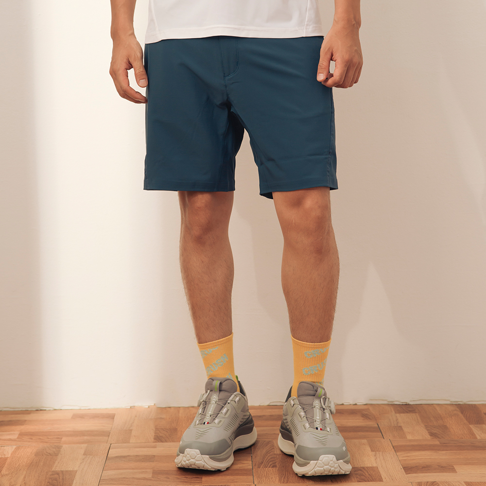 【EIDER】男排汗透氣抗UV短褲 / 9EIV4621-[藍/灰]