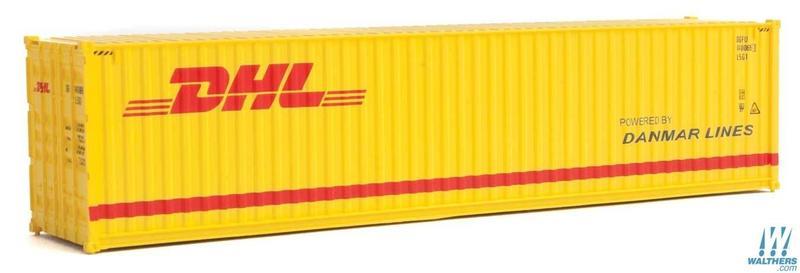 SceneMaster 949-8267 HO規 DHL 40呎 貨櫃.黃