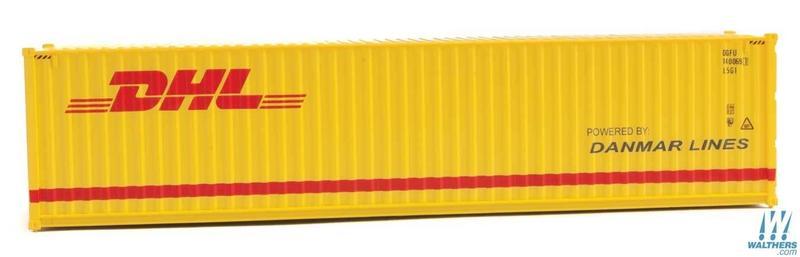 SceneMaster 949-8267 HO規 DHL 40呎 貨櫃.黃
