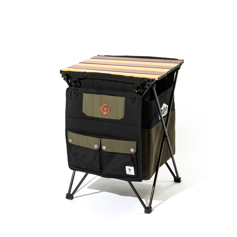 grn outdoor MEKAKUSHI SIDE TABLE オリーブ grn outdoor MEKAKUSHI SIDE TABLE 折疊露營邊桌