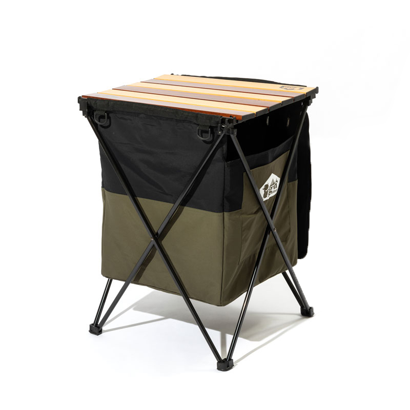 grn outdoor MEKAKUSHI SIDE TABLE オリーブ grn outdoor MEKAKUSHI SIDE TABLE 折疊露營邊桌