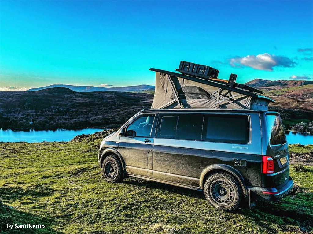 Volkswagen T5/T6/T6.1 California (2003-CURRENT) SLIMLINE II ROOF RACK / SHORT