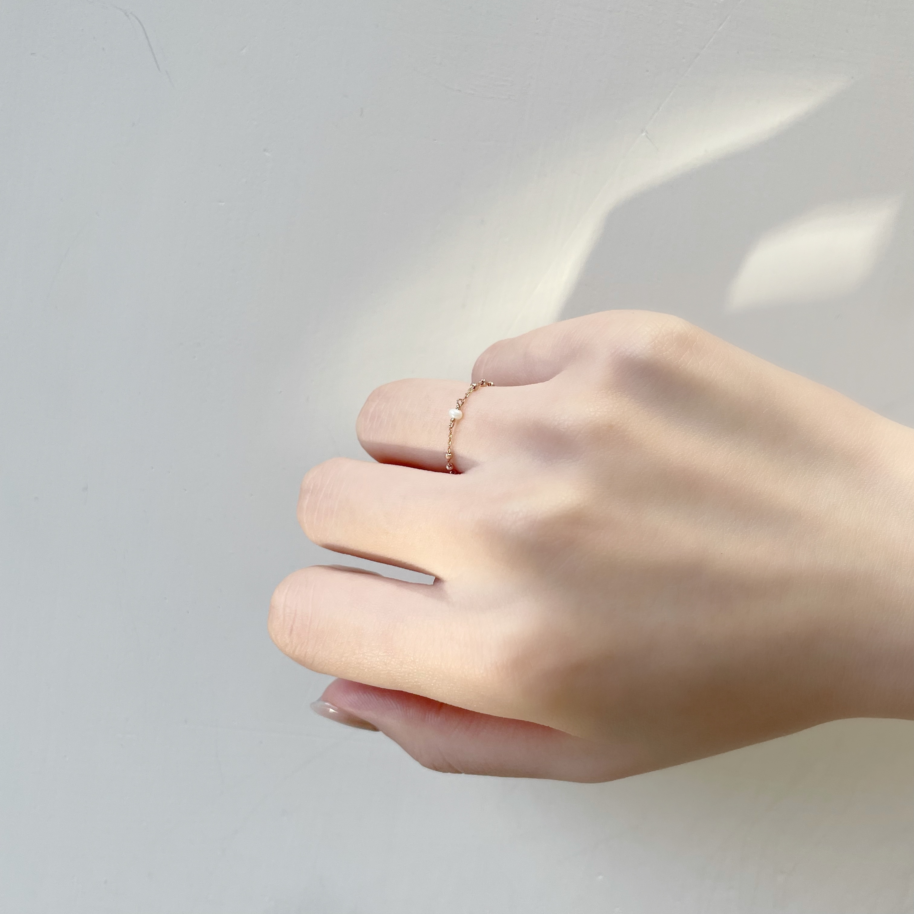 簡約Triplets珍珠鏈戒