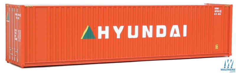 SceneMaster 949-8207 HO規 HYUNDAI 40呎 貨櫃 橘