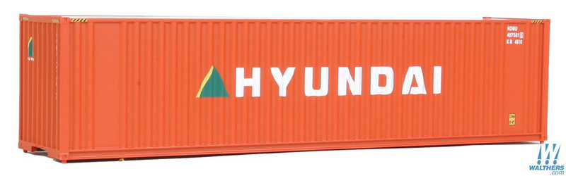 SceneMaster 949-8207 HO規 HYUNDAI 40呎 貨櫃 橘