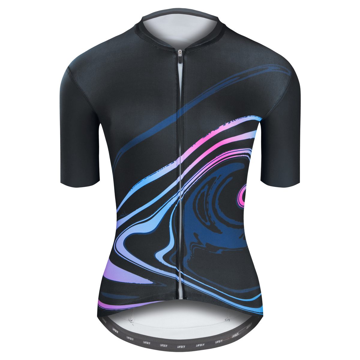 女款空力短車衣 鎏金 螢光藍