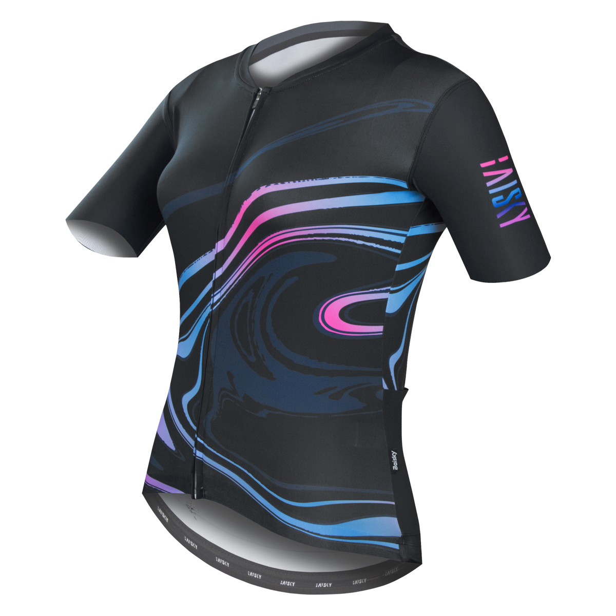 女款空力短車衣 鎏金 螢光藍