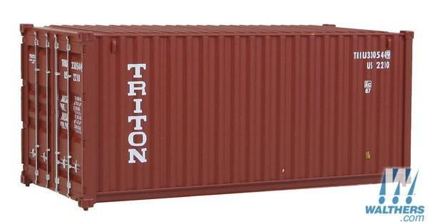 SceneMaster 949-8053 HO規 TRITON 20呎 貨櫃 咖啡