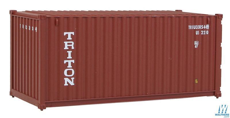 SceneMaster 949-8053 HO規 TRITON 20呎 貨櫃 咖啡