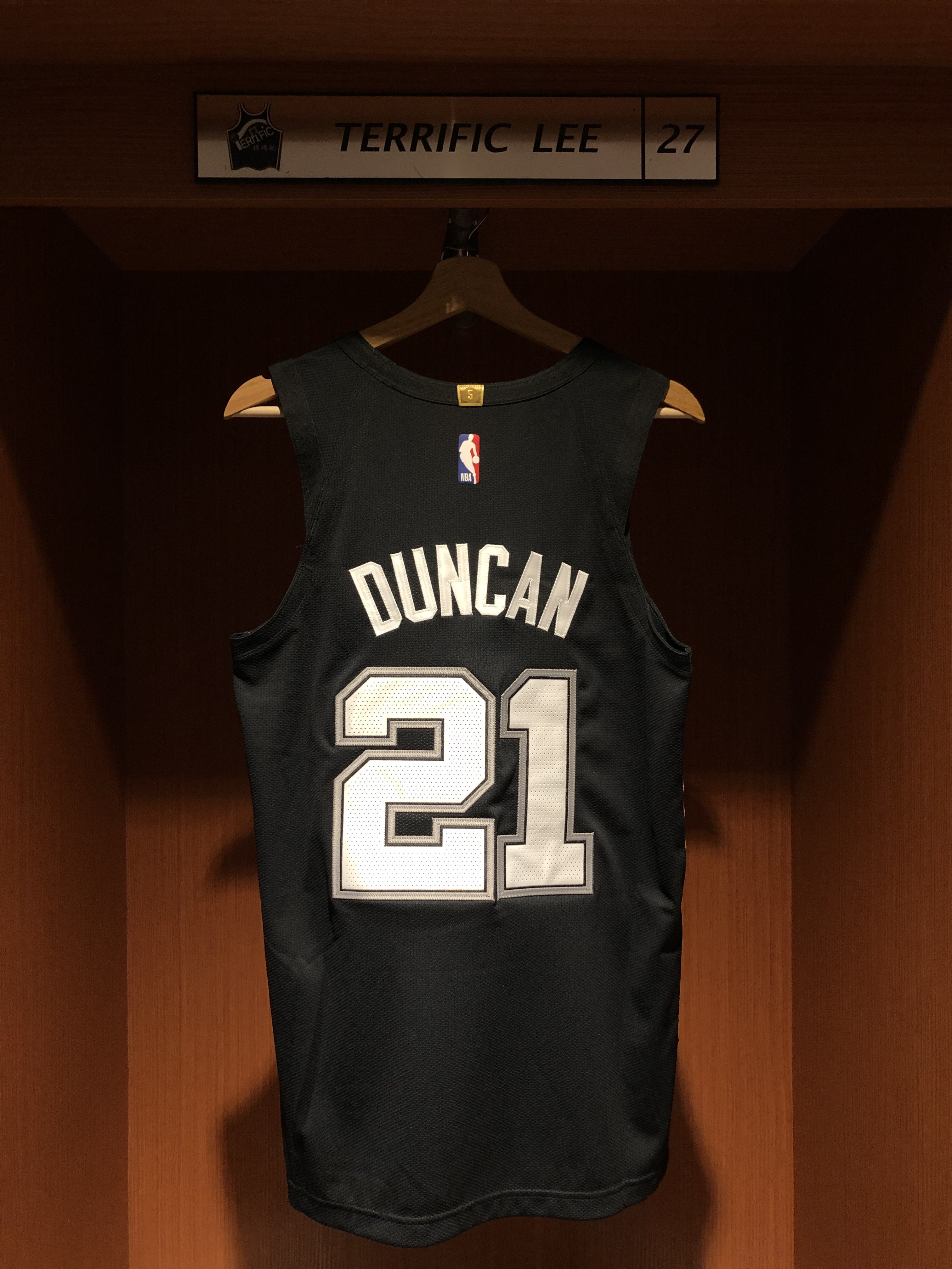 NBA球衣 Tim Duncan 聖安東尼奧馬刺城市 City Nike Authentic 球員版 電繡 含贊助商標 全新