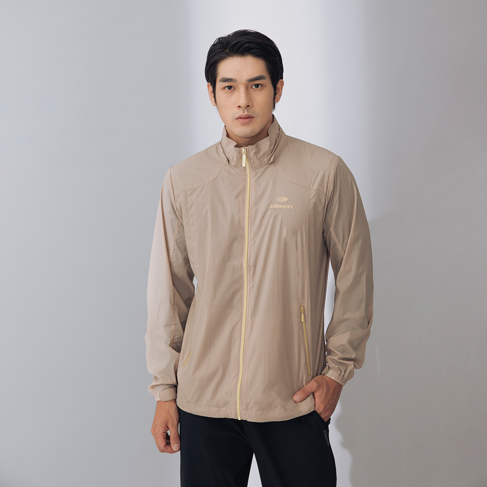 【EIDER】男防風彈性可拆薄外套 / 9EIV1903-[卡其]