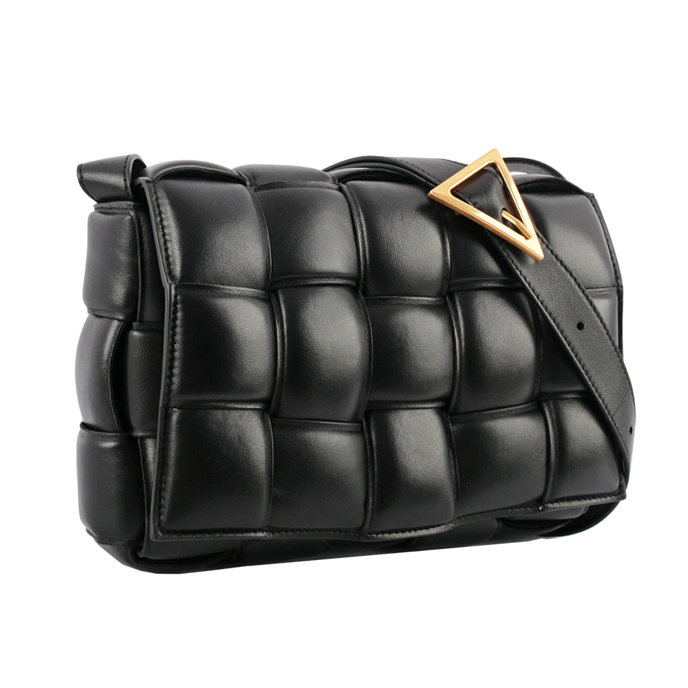 【BOTTEGA VENETA】小羊皮Padded Cassette枕頭編織包