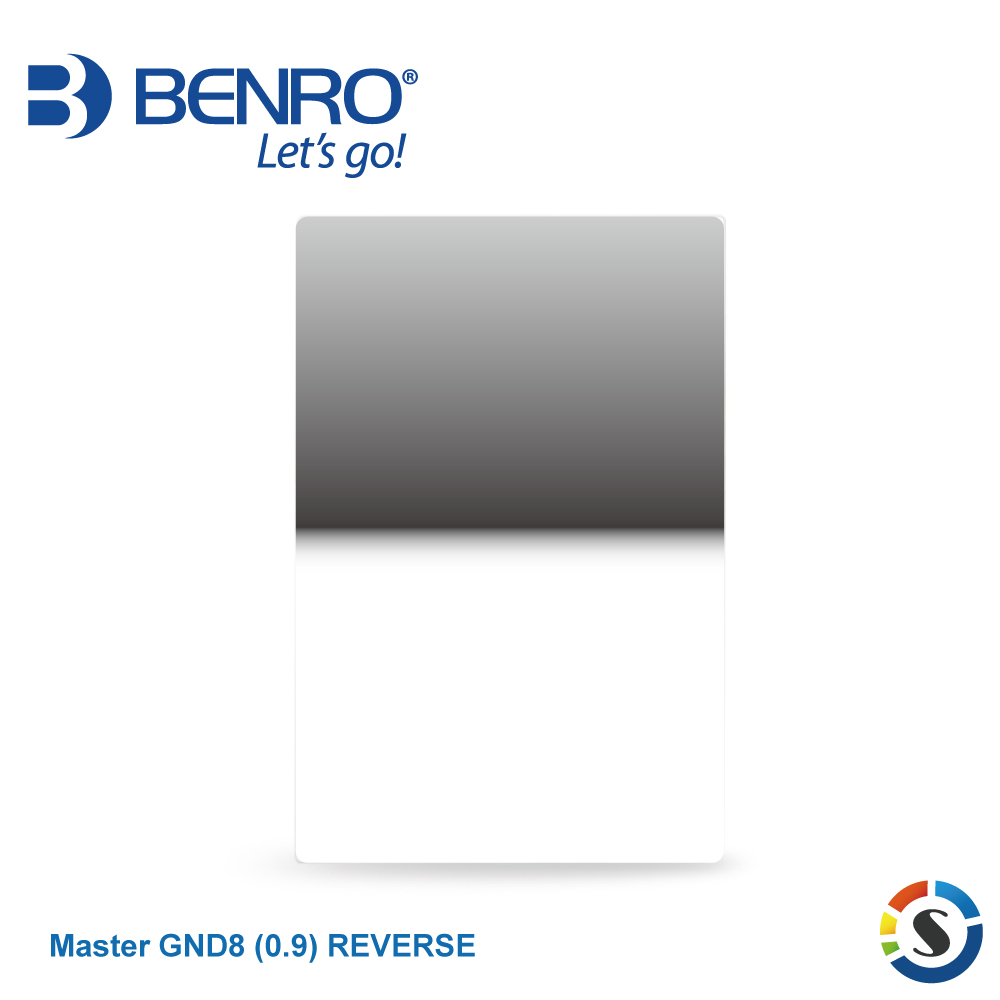 【BENRO百諾】Master GND8 (0.9) REVERSE WMC 反向漸層減光鏡 190x170mm