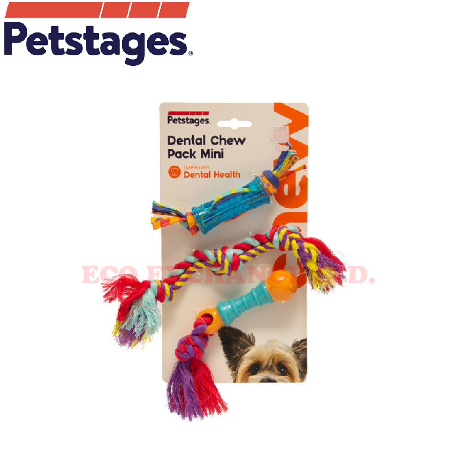 Petstages - 潔齒玩具三枝裝(迷你)