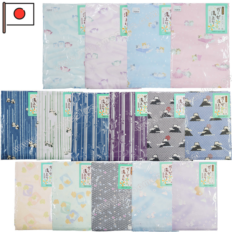 日本製 - 三層印花紗布浴巾/嬰兒包被 4540231