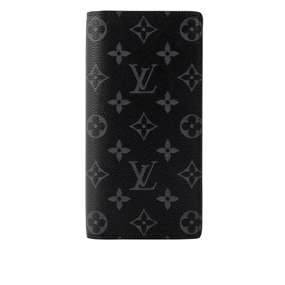 【LOUIS VUITTON】Monogram Brazza 側拉鍊對開長夾