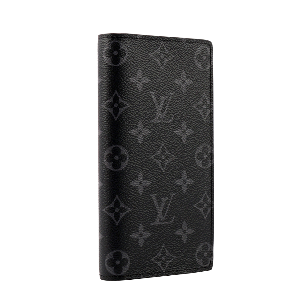【LOUIS VUITTON】Monogram Brazza 側拉鍊對開長夾