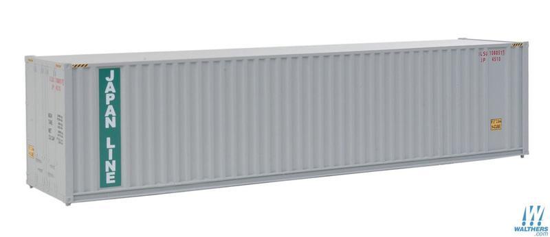 SceneMaster 949-8211 HO規  JAPAN LINE 40呎 貨櫃 銀灰