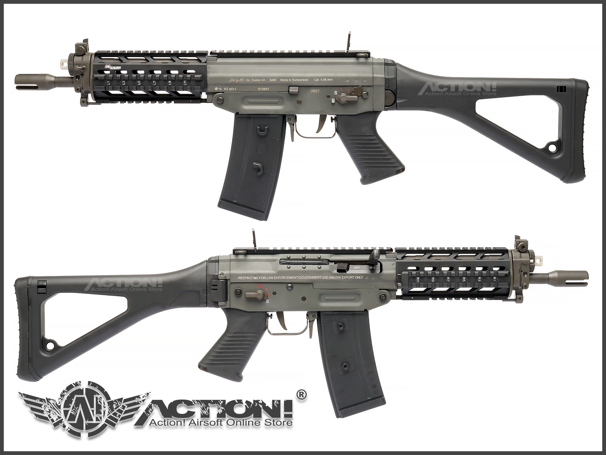 GHK - 553 AIRSOFT GBB Tactical Front-end Edition /CERAK