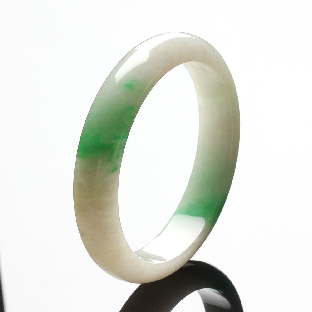 【雅紅珠寶】天然正陽綠冰糯種翡翠手鐲-#17-金玉滿堂-B0112