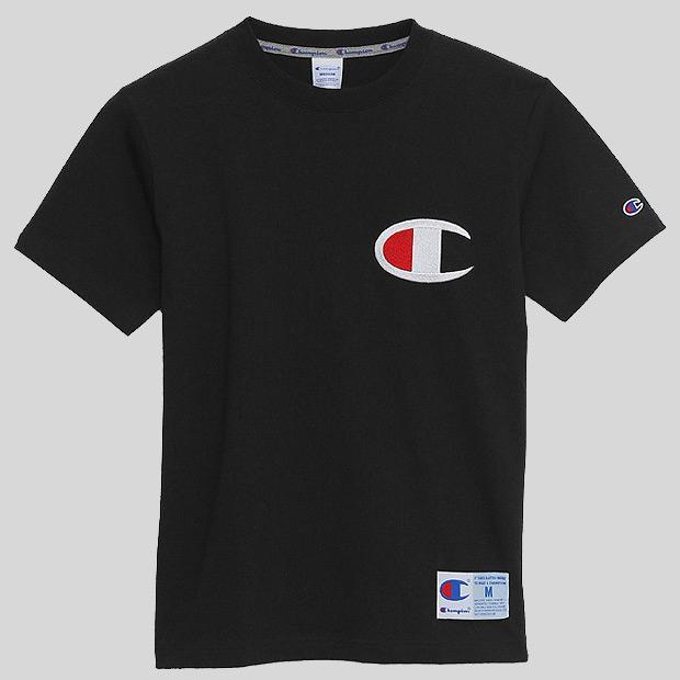Champion JP Super Big Logo Tee BLK(C3-F362-090)|Nabwork