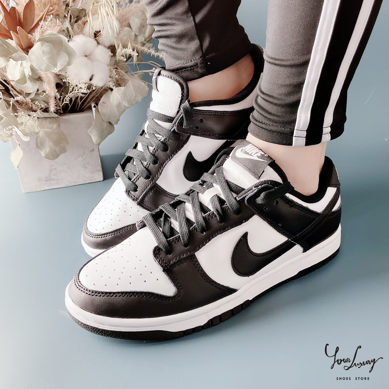 【Luxury】 Nike Dunk Low White Black 黑白 熊貓 女鞋 男鞋 低筒 板鞋 運動休閑鞋 親子款