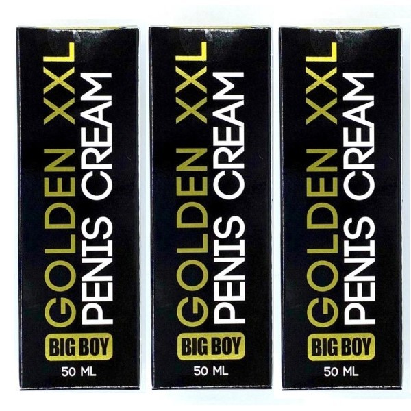 荷蘭Cobeco – Golden Bigboy XXL Cream黃金勃起增大乳霜 – 50ml (3支裝)