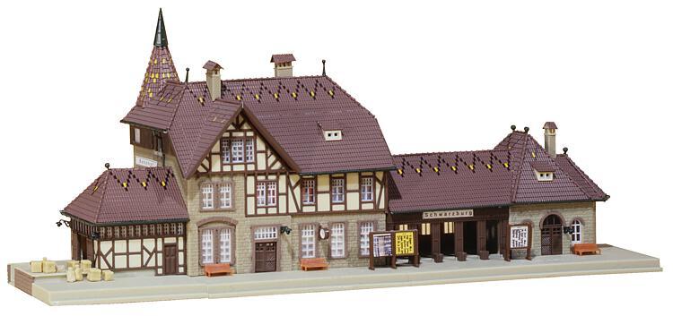 Faller 212111 N規 Schwarzburg Station 施瓦爾茨堡車站.套件