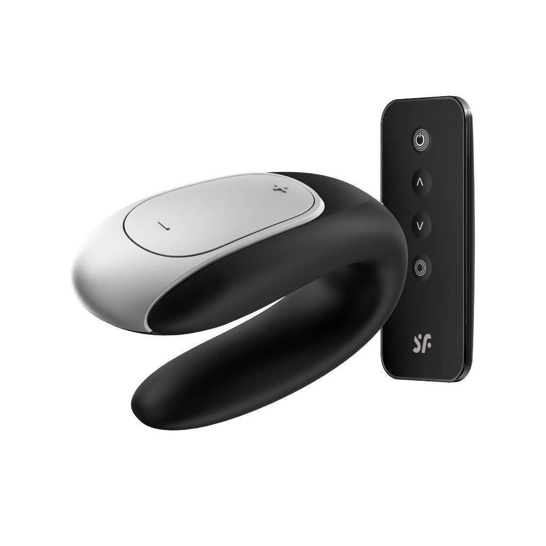 Satisfyer Double Fun 情侶共震器 黑色