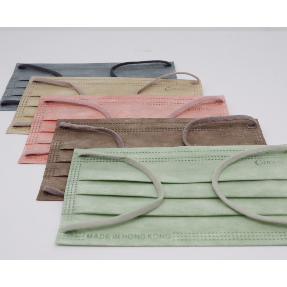 香港製 - Canuxi Dreamy 高透氣 單色外科耳掛式口罩 ASTM Level 3 (獨立包裝)