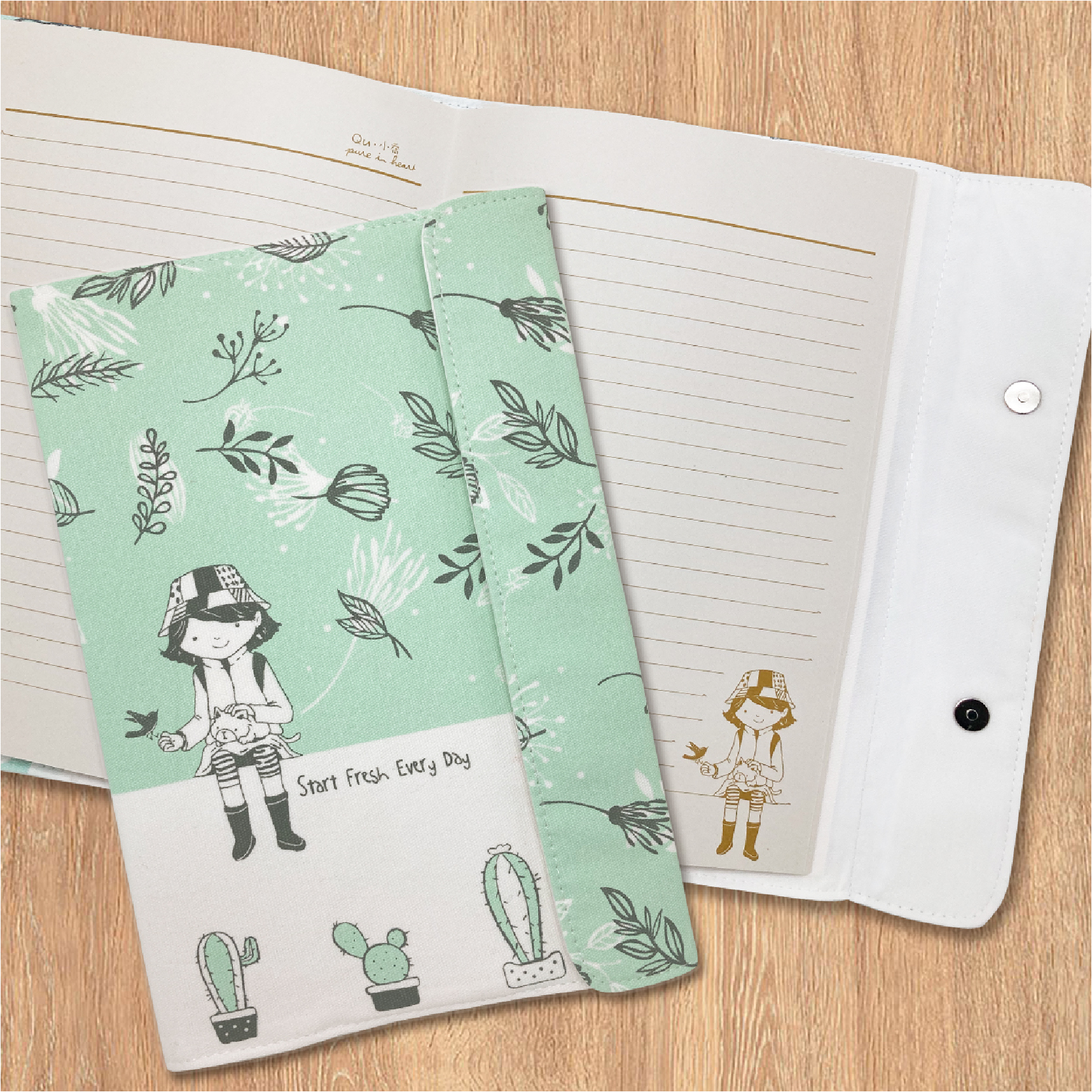 小喬文具系列｜布套筆記簿 Notebook
