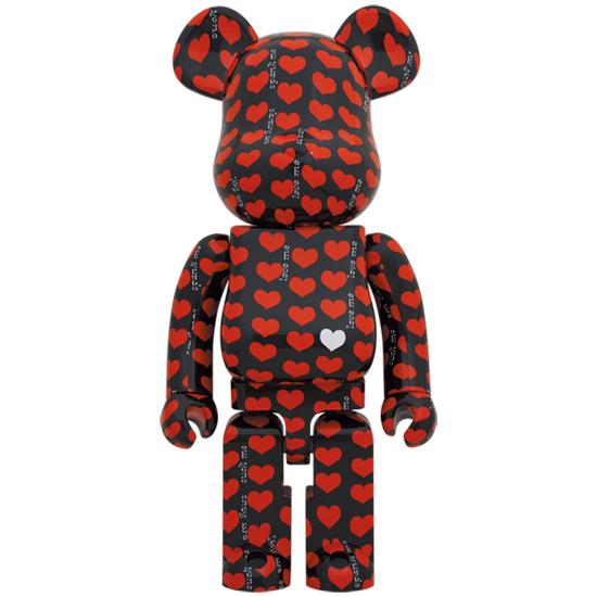 BE@RBRICK | 1000% BLACK HEART 】