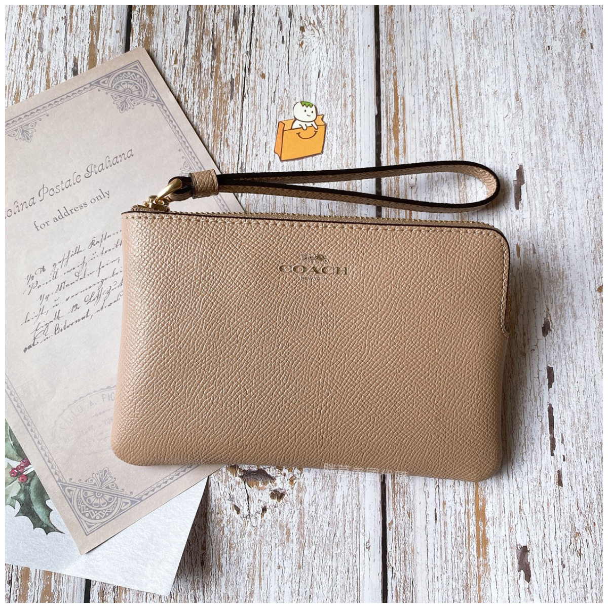 【現貨】COACH 單層小手拿 (多色可選)手拿包