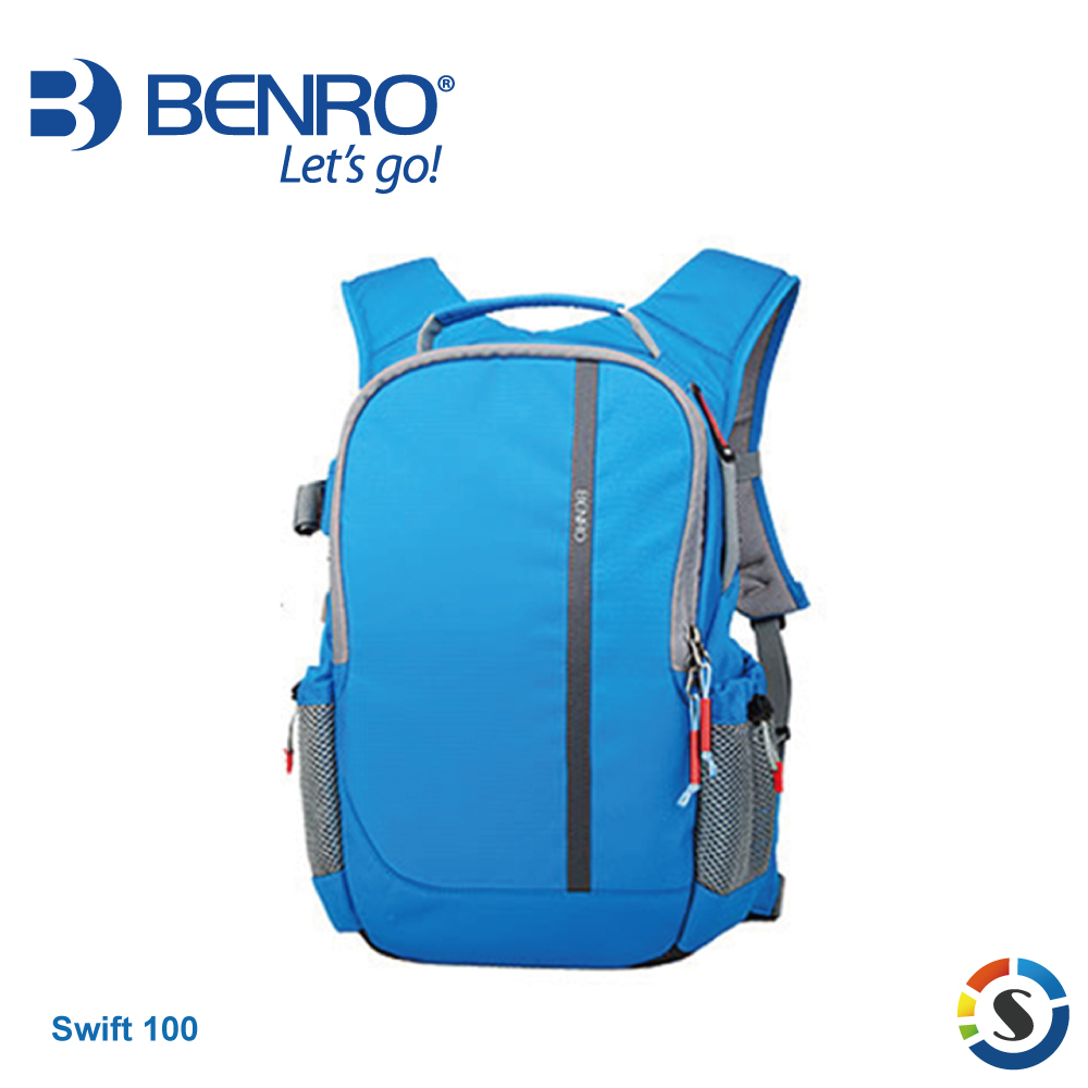 【BENRO百諾】Swift100 雨燕系列 雙肩攝影背包(藍)