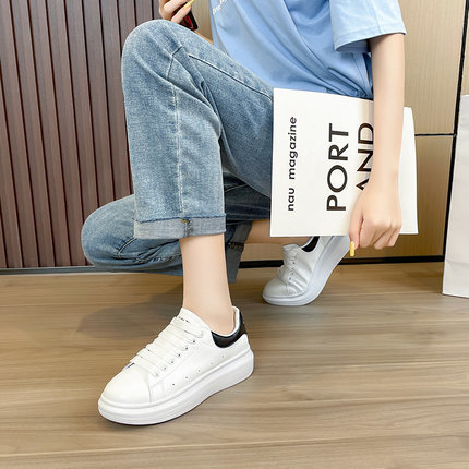 「4cm增高款」薄款厚底百搭運動鞋