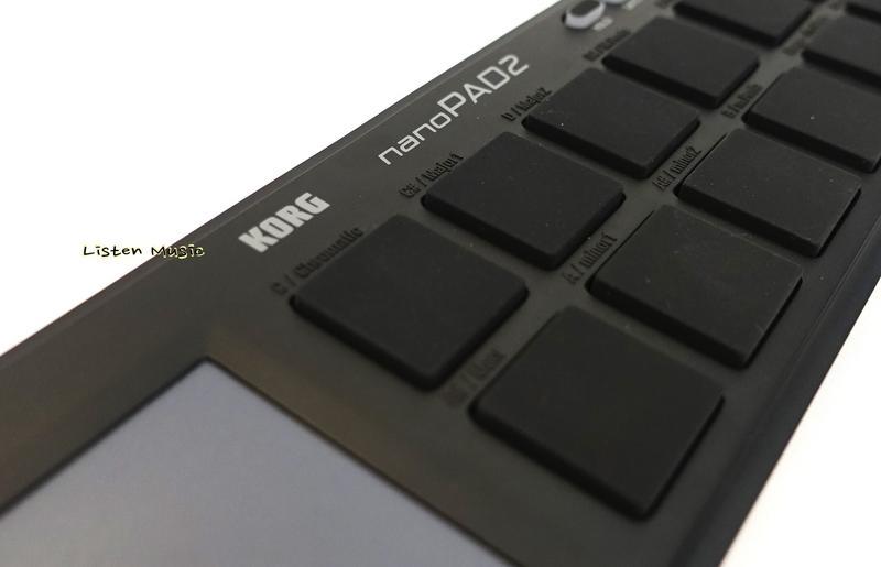 KORG KORG nanoPAD2 midi control 鍵盤控制器 黑色/白色 16點擊板 公司貨 KORG NANO 第 4 張圖片｜三峽鍵盤 / 鋼琴
