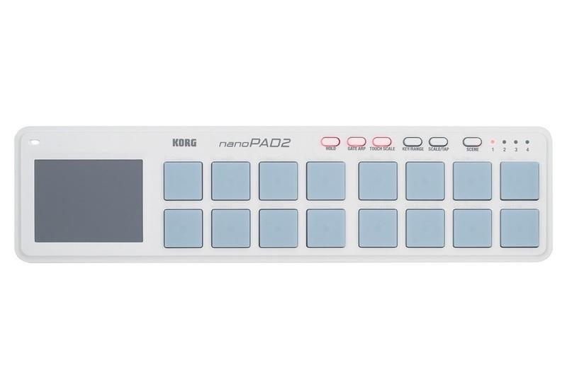 KORG nanoPAD2 midi control 鍵盤控制器 黑色/白色 16點擊板 公司貨 KORG NANO