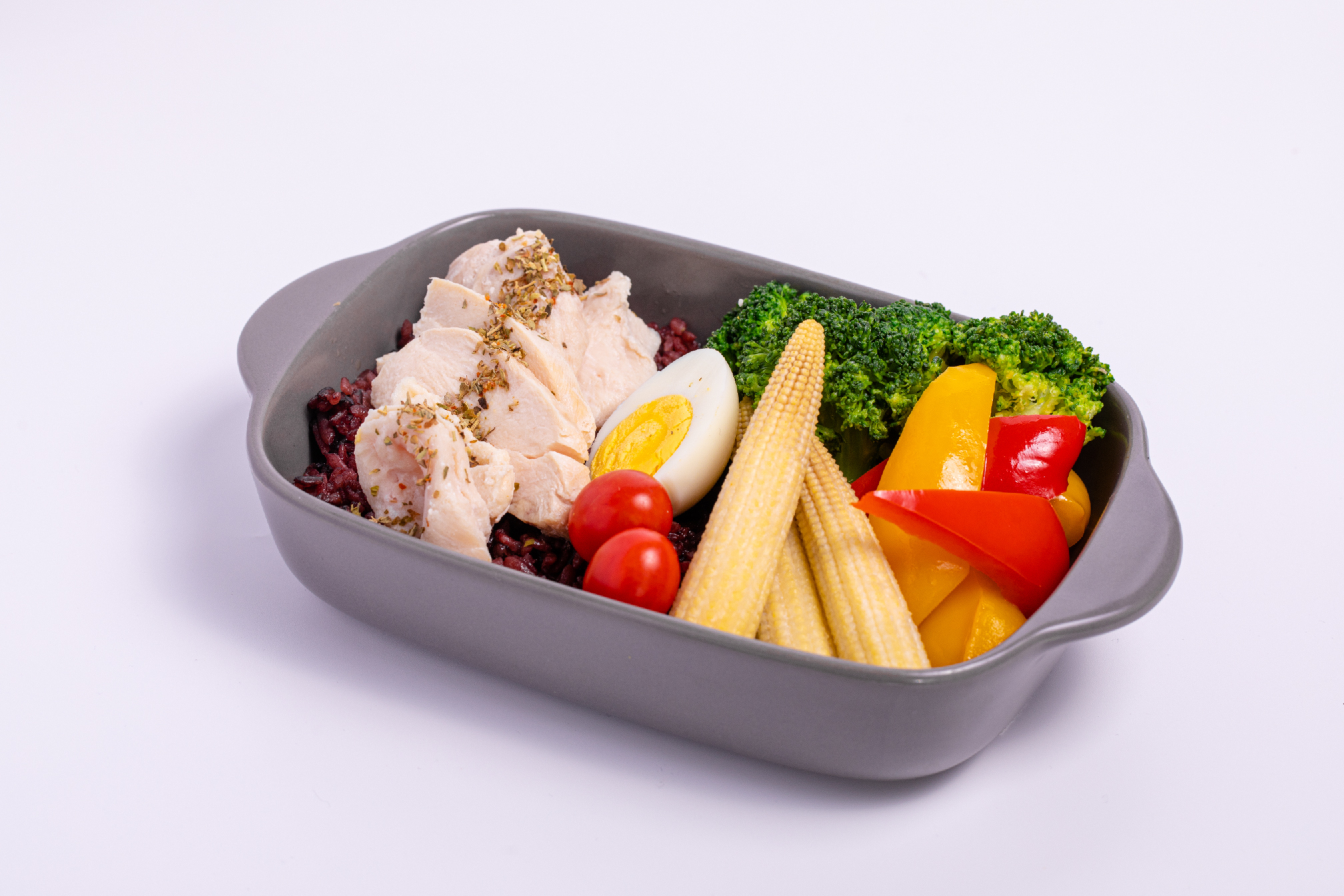 健康低卡便當餐盒 - 義式蒜香雞胸餐盒