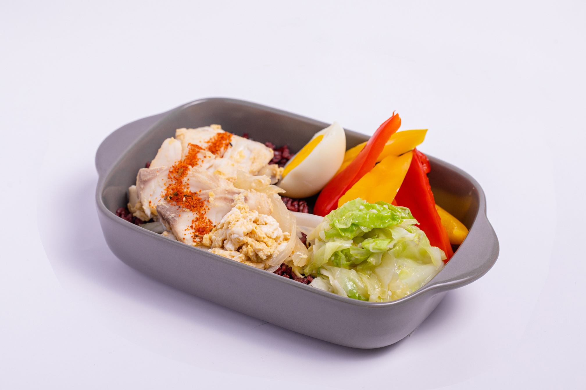 健康低卡便當餐盒 - 七味子滑蛋鯛魚丼餐盒