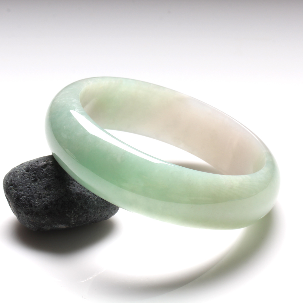 【雅紅珠寶】天然春帶彩冰糯種翡翠手鐲-寬版-#18.5-寸草春暉