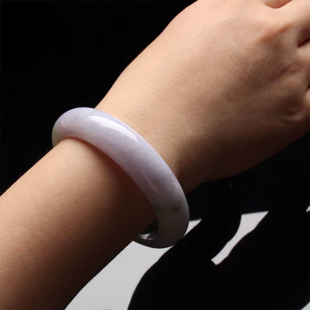 【雅紅珠寶】天然春帶彩翡翠手鐲-#18.5-彩霞雲裳